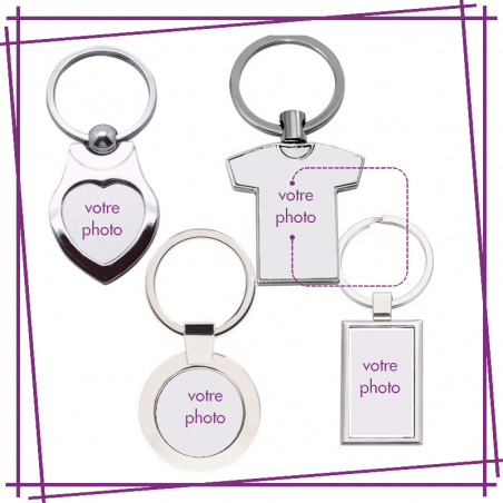 PORTE-CLÉS MÉTALIQUES