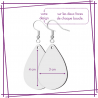 BOUCLES D' OREILLES MDF