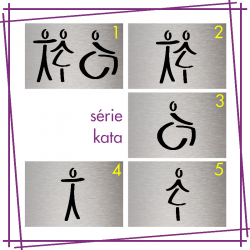 PLAQUE SIGNALÉTIQUE "TOILETTES"