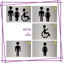 PLAQUE SIGNALÉTIQUE "TOILETTES"