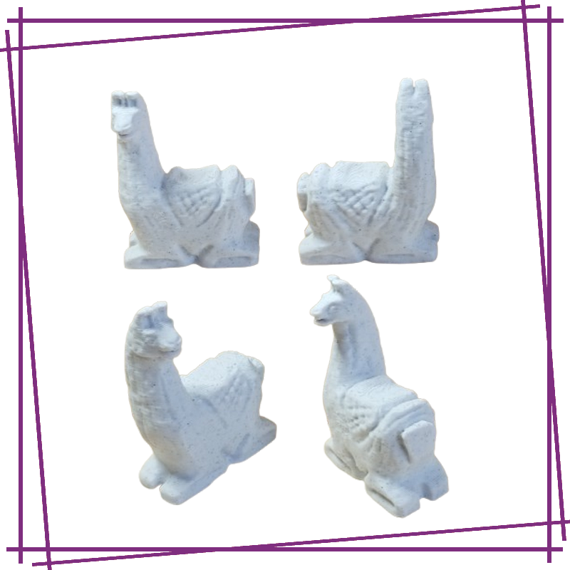 FIGURINE LAMA MARBRE